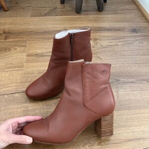 Chestnut Ankle Booties